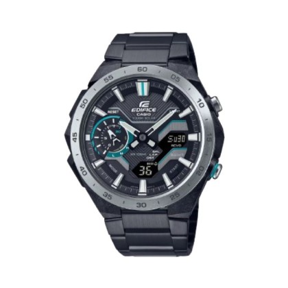  Casio Edifice ECB-2200DD-1A Solar Power Bluetooth Black Stainless Steel Strap Analog-Digital Men Watch